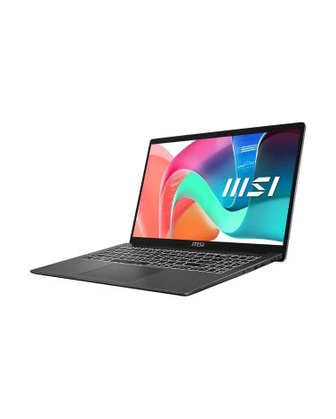 Ноутбук MSI Modern 15 F1MG-1072XRU Intel Core 5 120U/16Gb (1*16 D4)/SSD512Gb/UMA/15.6"/IPS/FHD/1920x1080/60Hz/NoOS/RJ-45/Grey/1.