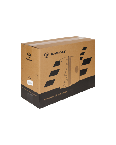 Компьютер ПЭВМ т.м. "Raskat" Standart300 (Intel Core i3 10100, RAM 8Gb, SSD 240Gb, no OS, kb+ms, black)