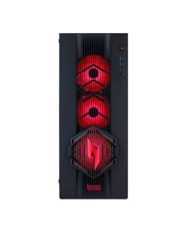 Настольный ПК Acer Nitro 70 N70X3D-100 AMD Ryzen 7 9800X3D/32Gb/SSD1Tb/RTX5070 12Gb/PSU 1200W/NoOS/Black (DG.E5ACD.007)