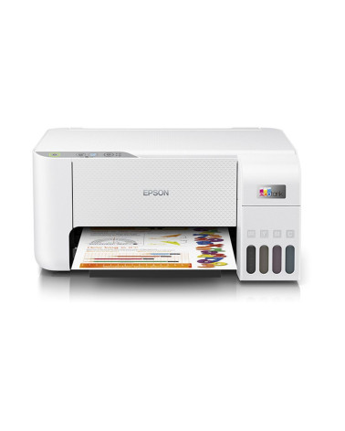МФУ струйное Epson L3216, A4, цветная печать, 5 стр/мин, 5760x1440 dpi, USB/СНПЧ, белый корпус (C11CJ68518)