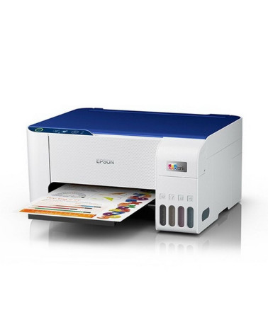 МФУ струйное Epson L3216, A4, цветная печать, 5 стр/мин, 5760x1440 dpi, USB/СНПЧ, белый корпус (C11CJ68518)