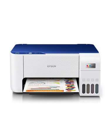 МФУ струйное Epson L3216, A4, цветная печать, 5 стр/мин, 5760x1440 dpi, USB/СНПЧ, белый корпус (C11CJ68518)