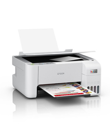 МФУ струйное Epson L3216, A4, цветная печать, 5 стр/мин, 5760x1440 dpi, USB/СНПЧ, белый корпус (C11CJ68518)