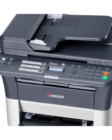 Kyocera FS-1125MFP A4, МФУ, лазерное, черно-белое, 25стр/мин, 600dpi, 390МГц, 64Мб, 40АПД, USB/Ethernet, 1000стр/картридж, (1102