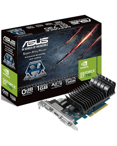 Видеокарта ASUS GT730 2GB GDDR5 64bit VGA DVI HDMI PASSIVE LP RTL 20 [990390] [GT730-SL-2GD5-BRK]