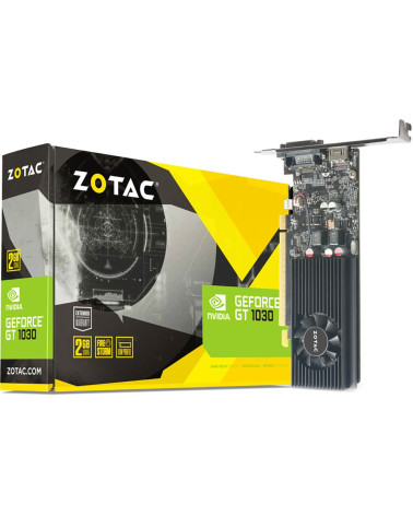 Видеокарта Zotac GT1030 2GB GDDR5 64bit DVI HDMI 1FAN LP RTL