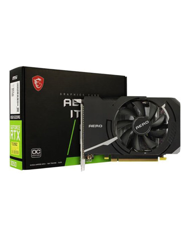 Видеокарта MSI RTX3050 AERO ITX OCV2 8GB GDDR6 128bit DL-DVI-D DP HDMI 1FAN RTL