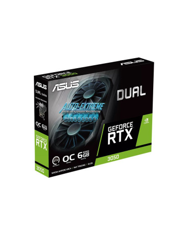 Видеокарта ASUS RTX3050 DUAL OC 6GB GDDR6 96bit DVI DP HDMI 2FAN [DUAL-RTX3050-O6G]