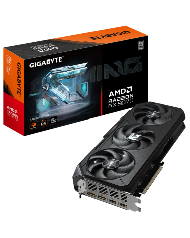 Видеокарта Gigabyte RX9070 GAMING OC 16GB GDDR6 256bit 2xDP 2xHDMI 3FAN RTL