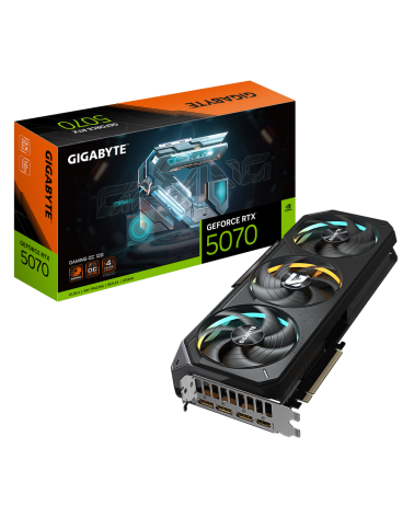 Видеокарта Gigabyte RTX5070 GAMING OC 12GB GDDR7 192bit 3xDP HDMI 3FAN RTL