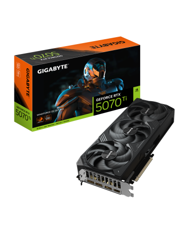 Видеокарта Gigabyte RTX5070Ti WINDFORCE OC SFF 16GB GDDR7 256bit 3xDP HDMI 3FAN RTL