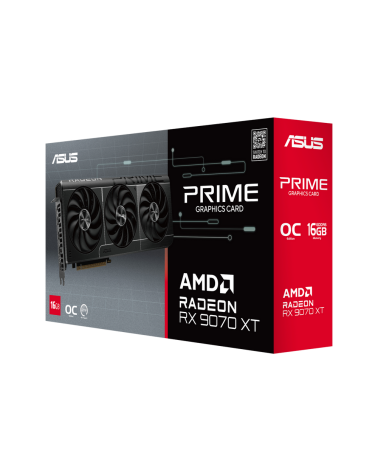 Видеокарта ASUS RX9070XT PRIME OC 16GB GDDR6 256bit 3xDP HDMI 3FAN RTL [PRIME-RX9070XT-O16G]