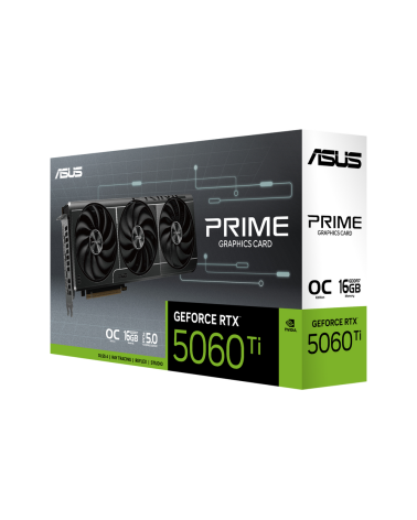 Видеокарта ASUS RTX5060Ti PRIME OC 16GB GDDR7 128bit 3xDP HDMI 3FAN RTL [PRIME-RTX5060TI-O16G]