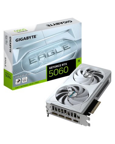 Видеокарта Gigabyte RTX5060 EAGLE OC ICE 8GB GDDR7 128bit 3xDP HDMI 2FAN RTL