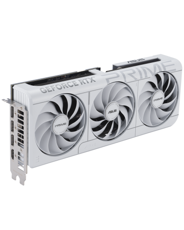 Видеокарта ASUS RTX5070 PRIME WHITE OC 12GB GDDR7 192bit 3xDP 1xHDMI 3FAN RTL (PRIME-RTX5070-O12G-WHITE)