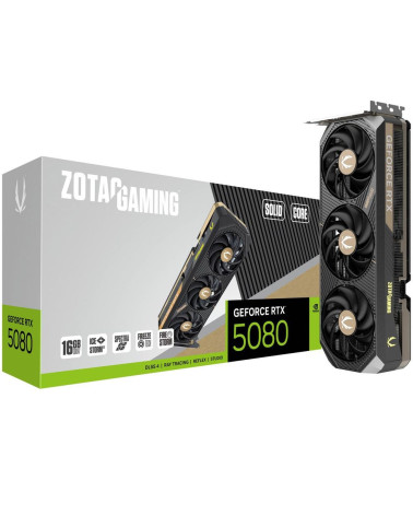 Видеокарта Zotac RTX5080 SOLID CORE 16GB GDDR7 256bit 3xDP HDMI 3FAN PREMIUM PACK