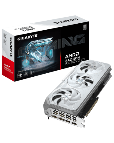 Видеокарта Gigabyte RX9070XT GAMING OC ICE 16GB GDDR6 256bit 2xDP 2xHDMI 3FAN RTL