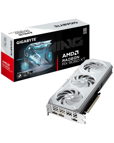 Видеокарта Gigabyte RX9060XT GAMING OC ICE 16GB GDDR6 128bit 2xDP HDMI 3FAN RTL