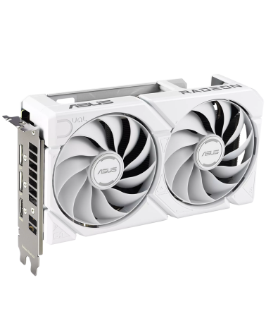 Видеокарта ASUS RX9060XT DUAL WHITE 16GB GDDR6 128bit 2xDP HDMI 2FAN RTL (DUAL-RX9060XT-16G-WHITE)