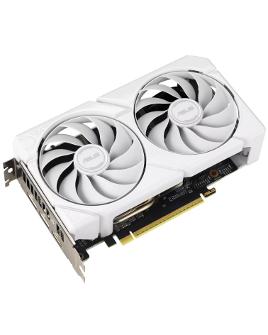 Видеокарта ASUS RX9060XT DUAL WHITE 16GB GDDR6 128bit 2xDP HDMI 2FAN RTL (DUAL-RX9060XT-16G-WHITE)