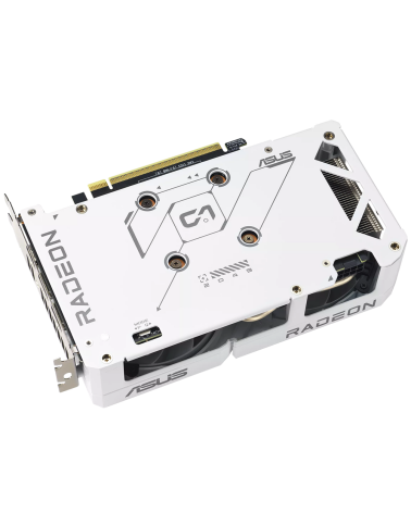 Видеокарта ASUS RX9060XT DUAL WHITE 16GB GDDR6 128bit 2xDP HDMI 2FAN RTL (DUAL-RX9060XT-16G-WHITE)