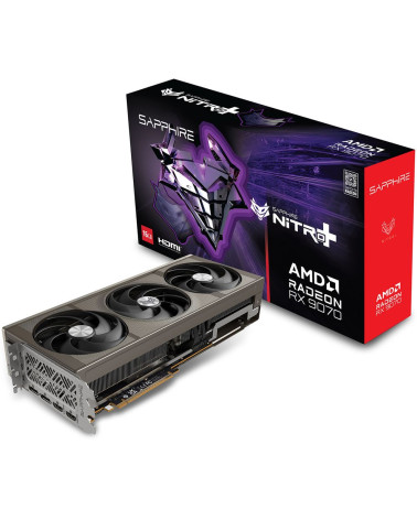 Видеокарта Sapphire RX9070 NITRO+ OC 16GB GDDR6 256bit 2xDP 2xHDMI 3FAN RTL
