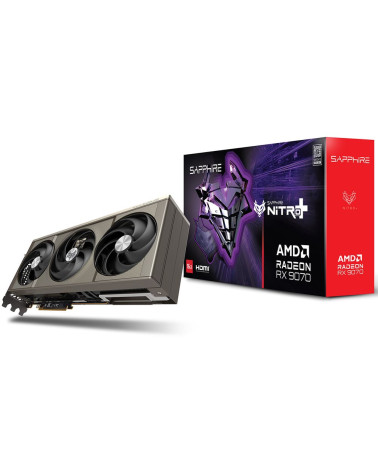 Видеокарта Sapphire RX9070 NITRO+ OC 16GB GDDR6 256bit 2xDP 2xHDMI 3FAN RTL