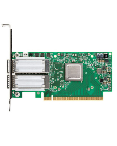 Сетевой адаптер Mellanox MCX516A-CDAT ConnectX-5 EN Network Interface Card 100 GbE Dual-Port QSFP28 PCIe4.0 x16 Tall Bracket ROH