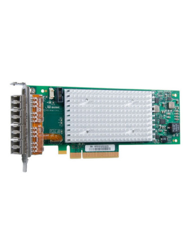 Сетевой адаптер Qlogic QLE2694L OEM, 16Gb/s FC HBA, 4-port, PCIe v3.0 x8, LC SR MMF, Low Profile (трансиверы впаяны, в комплекте