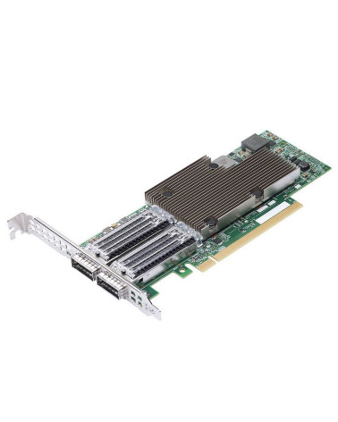 Сетевой адаптер Broadcom NetXtreme P2100G (BCM957508-P2100G)  2x100GbE (100/50/25/10GbE), PCIe 4.0 x16, QSFP56, BCM57508, Ethern