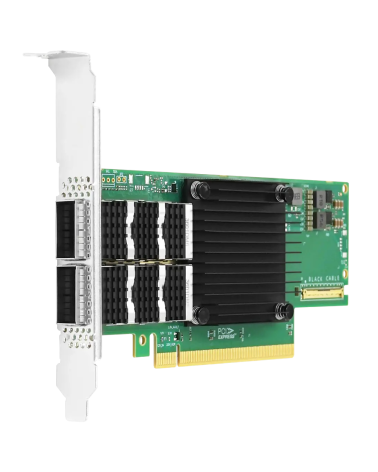 Сетевой адаптер LR-Link LRES1160PF-2QSFP56 PCIe4.0 x16 Dual Port 200G NIC Card