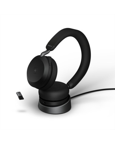 Гарнитура беспроводная Jabra Evolve2 75, Link380a MS Stereo Black (PN: 27599-999-999)