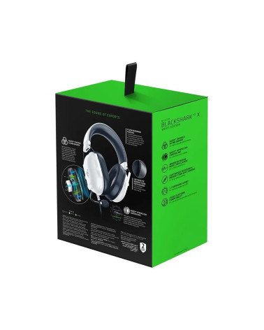 Проводные наушники Razer BlackShark V2 X, белый (RZ04-03240700-R3M1)