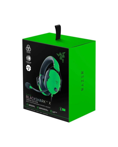 Проводные наушники Razer BlackShark V2 X, зеленый (RZ04-03240600-R3M1)