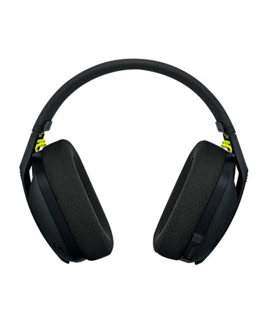 Гарнитура игровая Logitech G435 Black черная, беспроводная, накладной тип, дифузоры 40мм, 20 Гц - 20 кГц, USB Lightspeed + Bluet