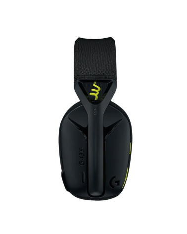 Гарнитура игровая Logitech G435 Black черная, беспроводная, накладной тип, дифузоры 40мм, 20 Гц - 20 кГц, USB Lightspeed + Bluet