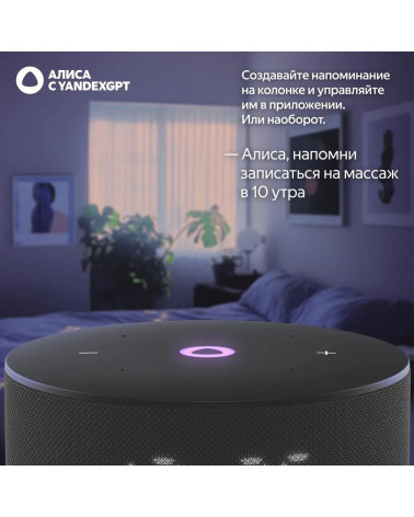 Умная колонка  Яндекс Станция Мини 3, модель YNDX-00027 (чёрный)