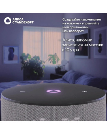 Умная колонка Яндекс Станция Мини 3, модель YNDX-00027 (серый)