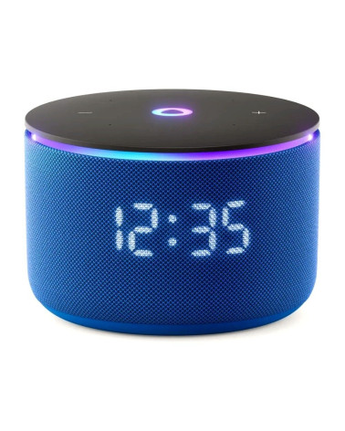 Умная колонка Яндекс Станция Мини 3 Про с Алисой, Zigbee, синий ( YNDX00059BLU)