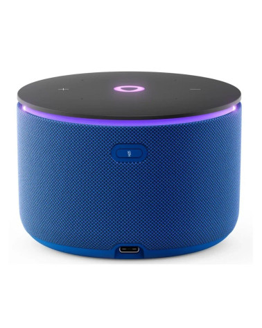 Умная колонка Яндекс Станция Мини 3 Про с Алисой, Zigbee, синий ( YNDX00059BLU)