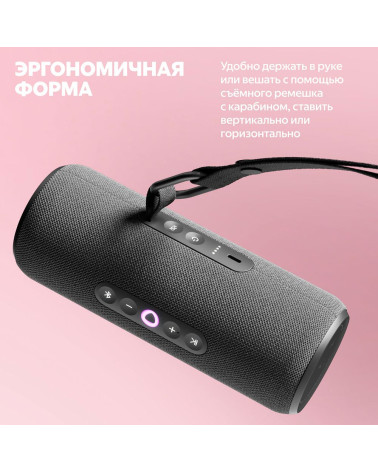 Портативная умная колонка Яндекс Станция Стрит с Алисой, 30 Вт,YNDX-00030VIO , фиолетовый