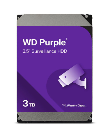 Жесткий диск Western Digital 3TB WD34PURZ HDD 3.5" Purple, SATA 6Gb / s (SATA-III), CMR 