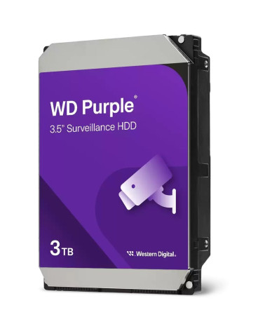 Жесткий диск Western Digital 3TB WD34PURZ HDD 3.5" Purple, SATA 6Gb / s (SATA-III), CMR 