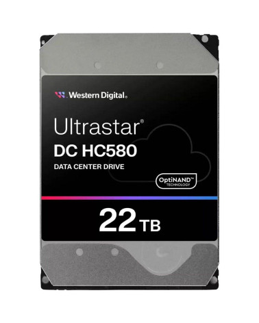 Жесткий диск серверный Western Digital 3.5" 22TB Ultrastar DC HC580 WUH722222ALE604
 SATA 