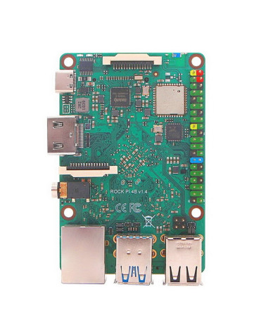 Одноплатный компьютер RockPi  4 Model A 4GB RK3399/4GB 135 (OEM) 