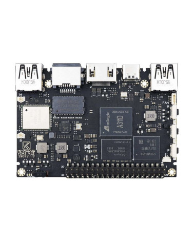 Одноплатный компьютер Khadas VIM3 Pro Amlogic A311D with 5.0 TOPS NPU, 4GB LPDDR4/X, 32GB eMMC, AP6398S 