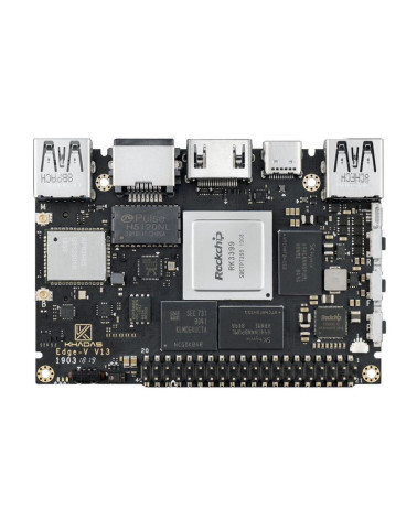 Одноплатный компьютер Khadas Edge-V Pro Rockchip RK3399, 64-bit Hexa-Core, KEGV-P-002 