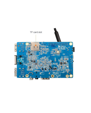 Одноплатный компьютер Orange Pi  3 H6 (2GB+8GB eMMC) (RD048) Quad-core 64-bit 1.8GHZ ARM Cortex™-A53with 2GB LPDDR3 (shared with