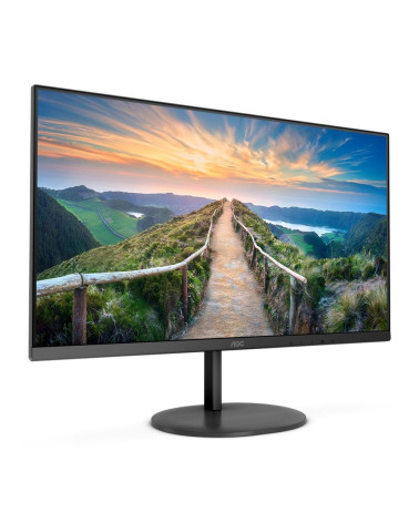 Монитор 23.8" AOC Q24V4EA  IPS, 2560x1440, 75Hz, 1ms, 250сd/m, 1000:1 | HDMI(1.4), DP(1.2) | ExPSU, Speakers, Vesa 100, Black 