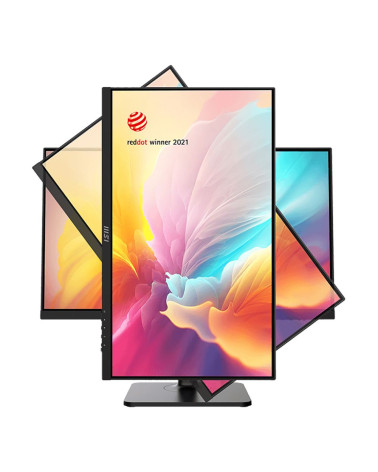 Монитор 23.8" MSI Modern MD2412P  IPS, 1920x1080, 100Hz, 4ms, 300сd/m, 1000:1, HDR | HDMI(1.4), Type-C(PD-15W) | HAS, Pivot, Swi